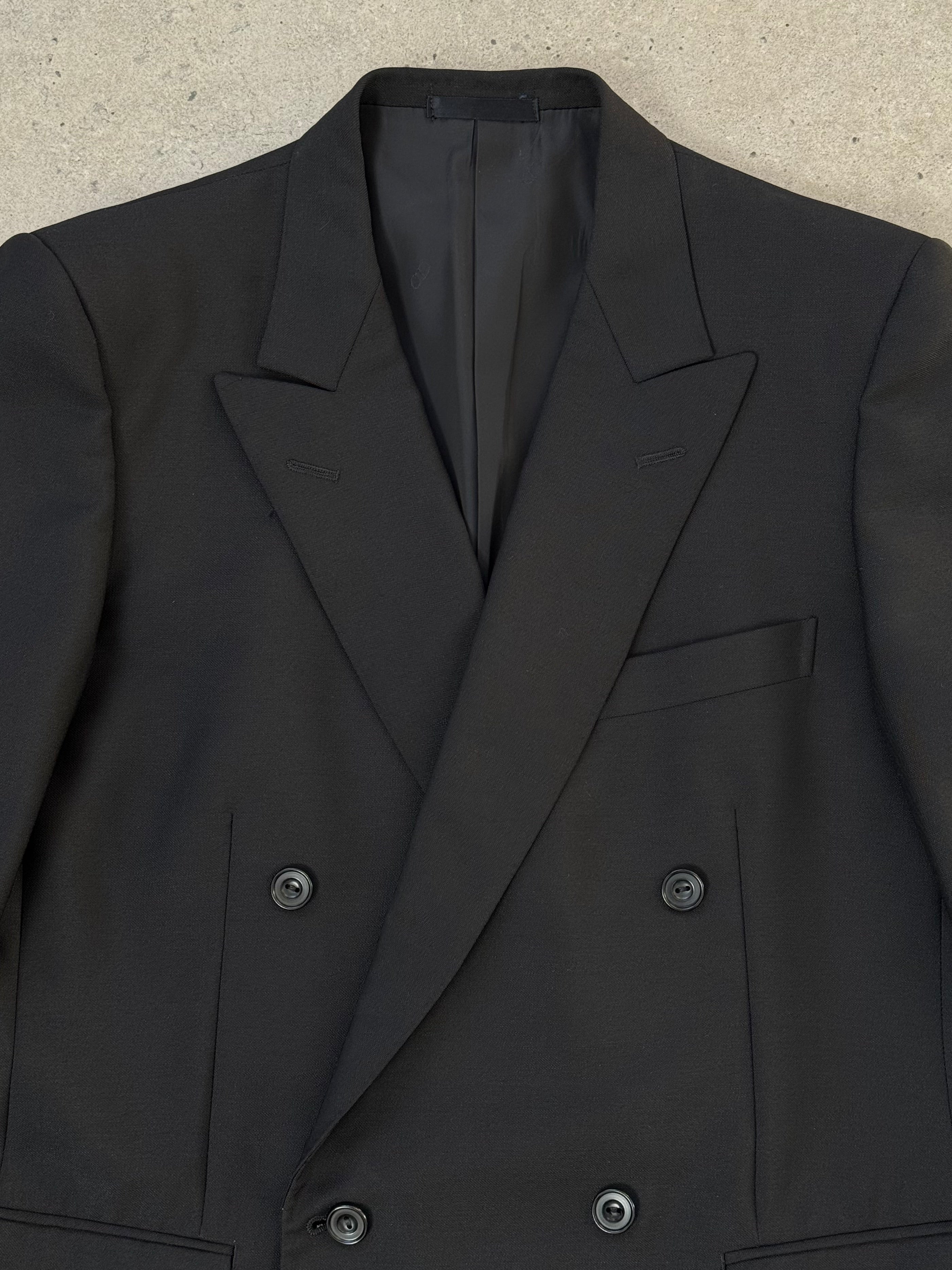 Christian Dior 1990s Pure Wool Double Breasted Suit - 38S/W30 - SYLK