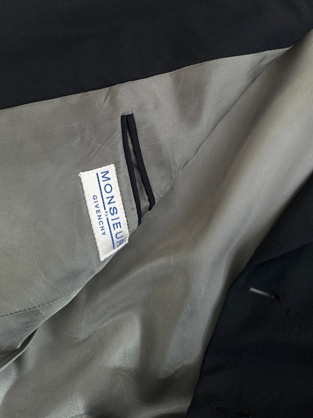 Givenchy 1990s Wool Single Breasted Blazer - M
