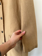 Ralph Lauren Pure Camelhair Single Breasted Coat - XL - SYLK