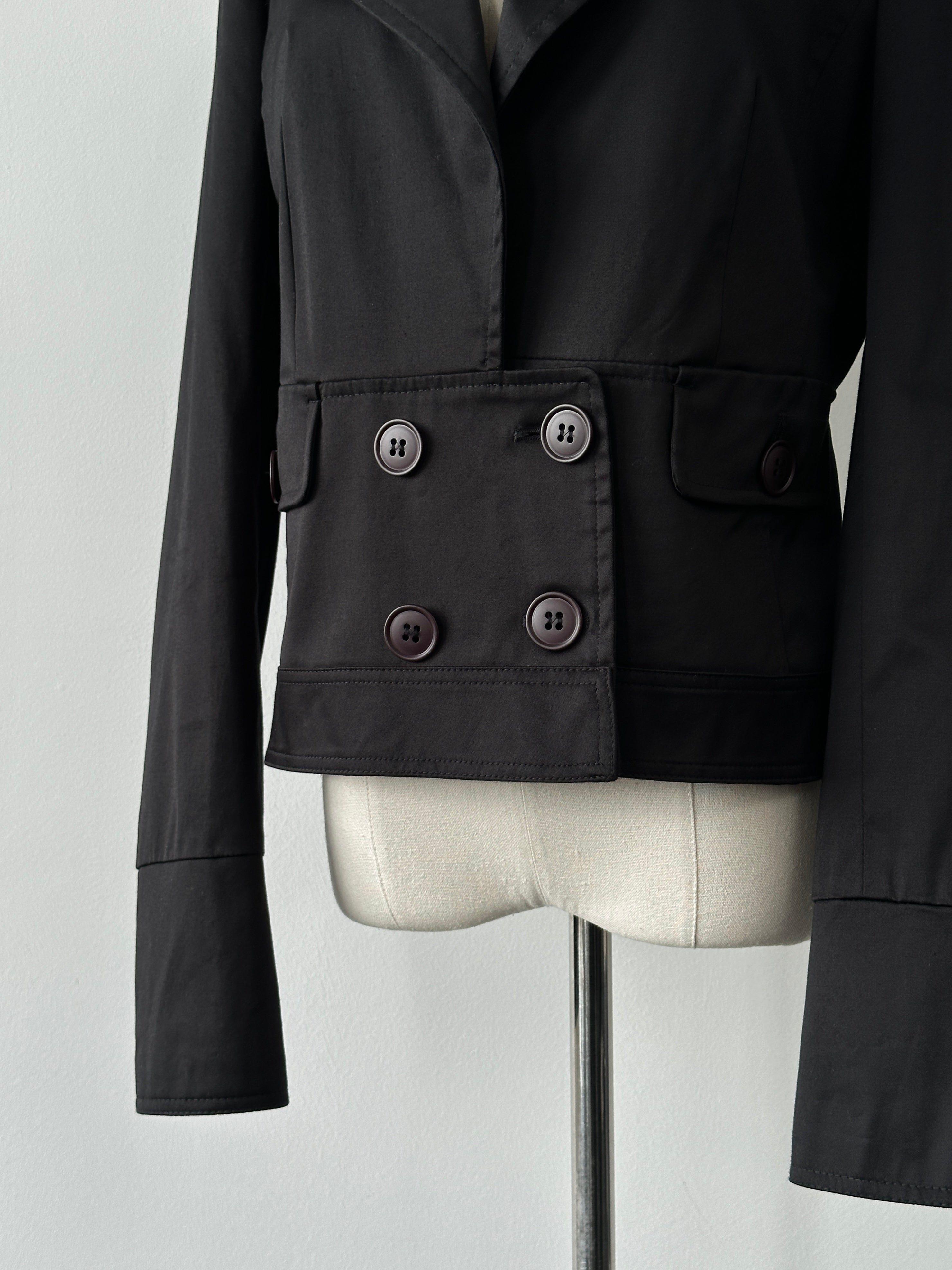 Iceberg 2000s Cotton Double Breasted Jacket - S-M