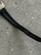 Vintage 1990s Gold Tone Round Quartz Watch - SYLK