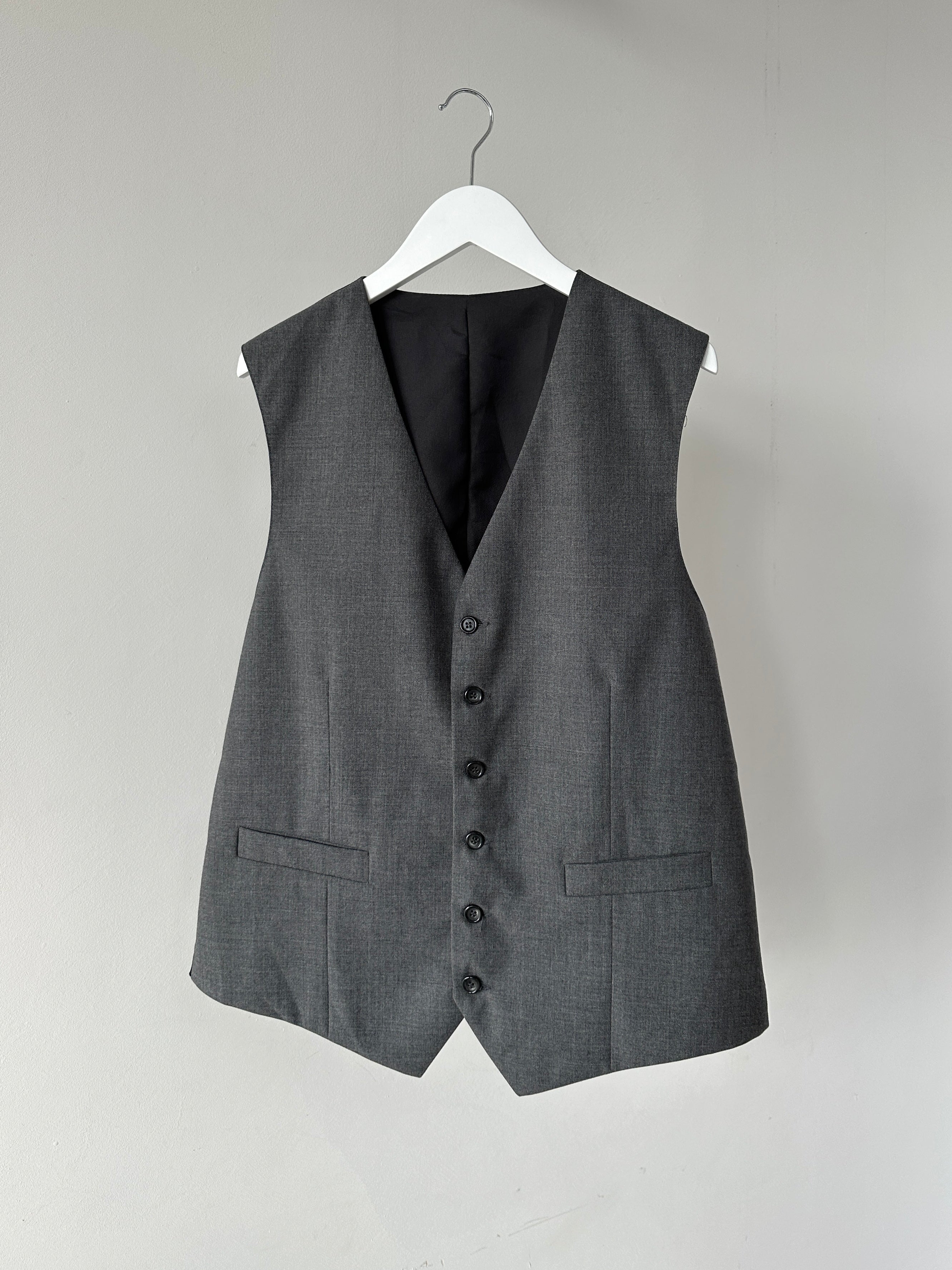 Vintage Pure Wool Waistcoat - L/XL - SYLK