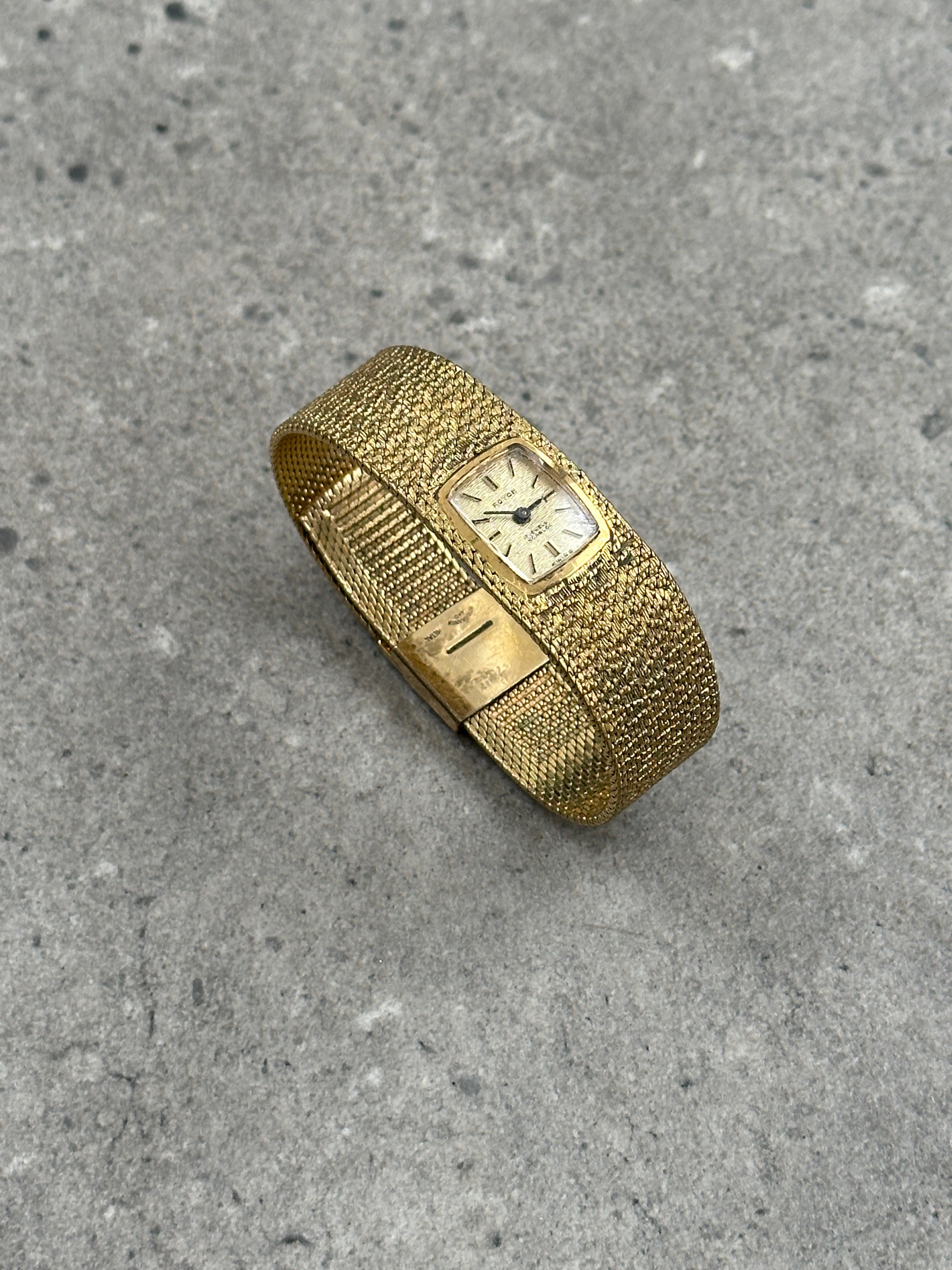 Vintage Royce 1970s Swiss Gold Tone 17 Jewel Watch
