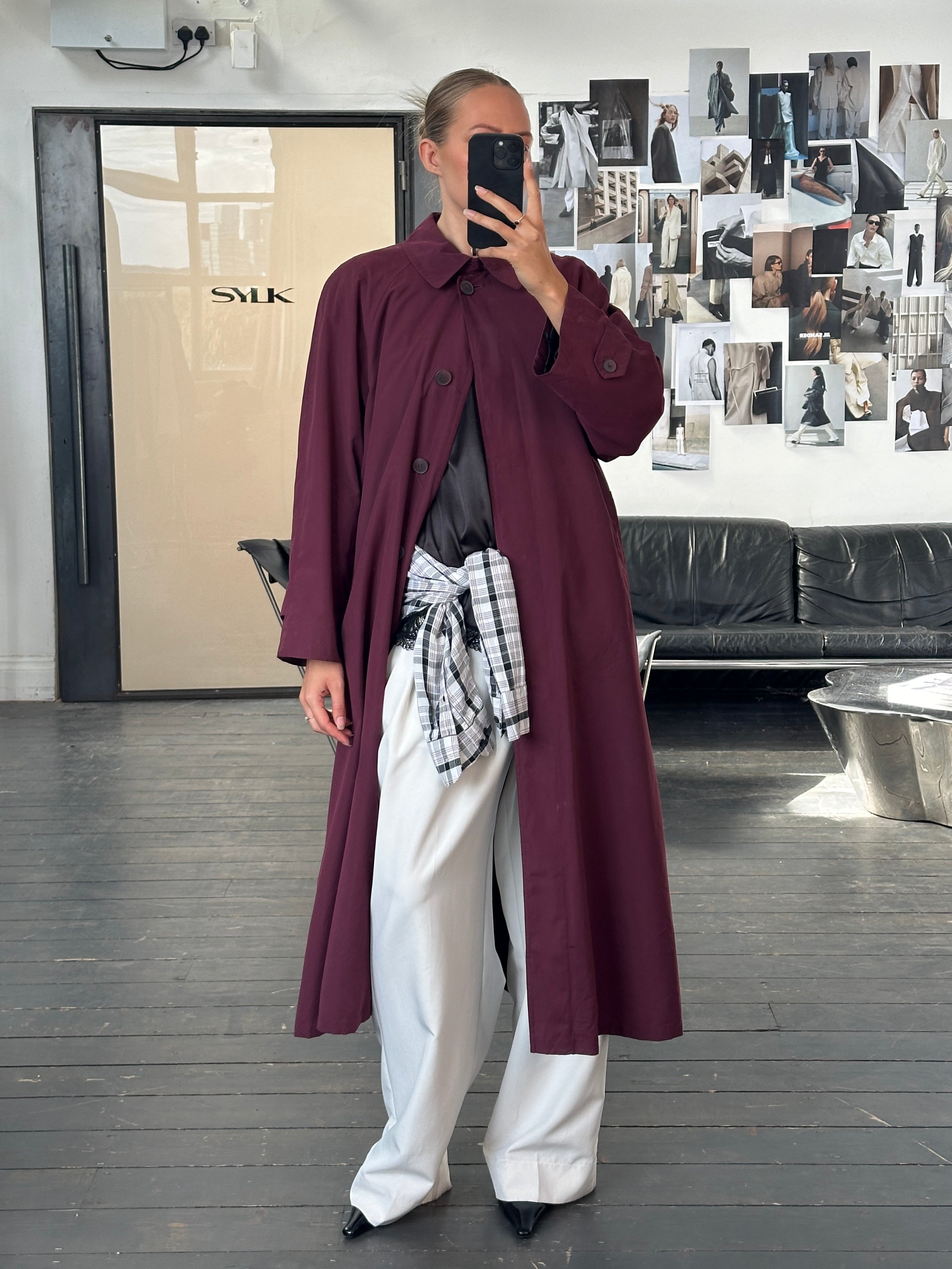 London Fog 2000s Concealed Placket Trench Coat - XL - SYLK