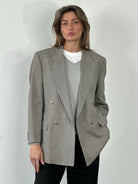 Burberry 1990s Bespoke Button Wool Double Breasted Blazer - 36S/L