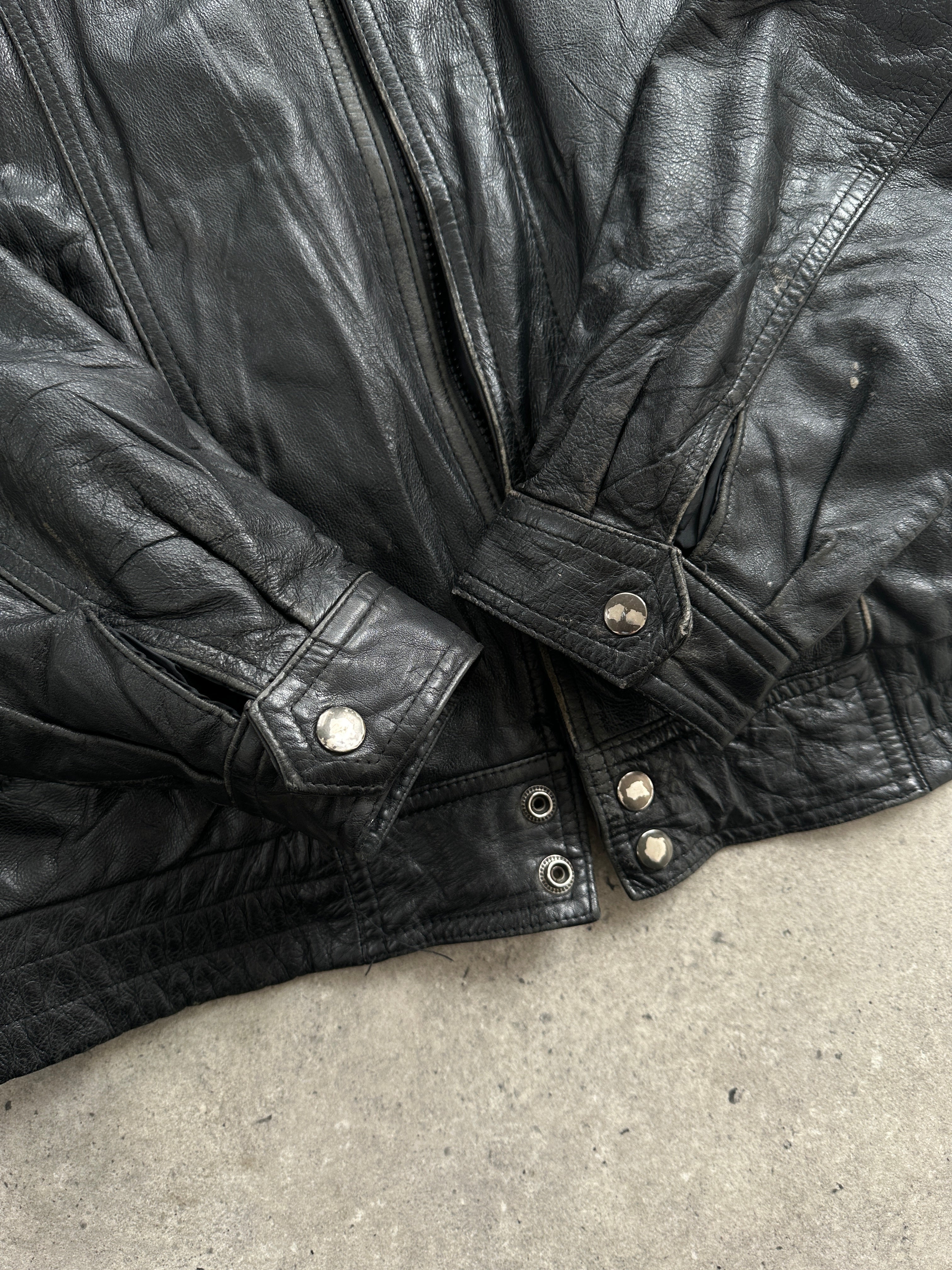 Vintage Zip Up Bomber Jacket - M/L - SYLK