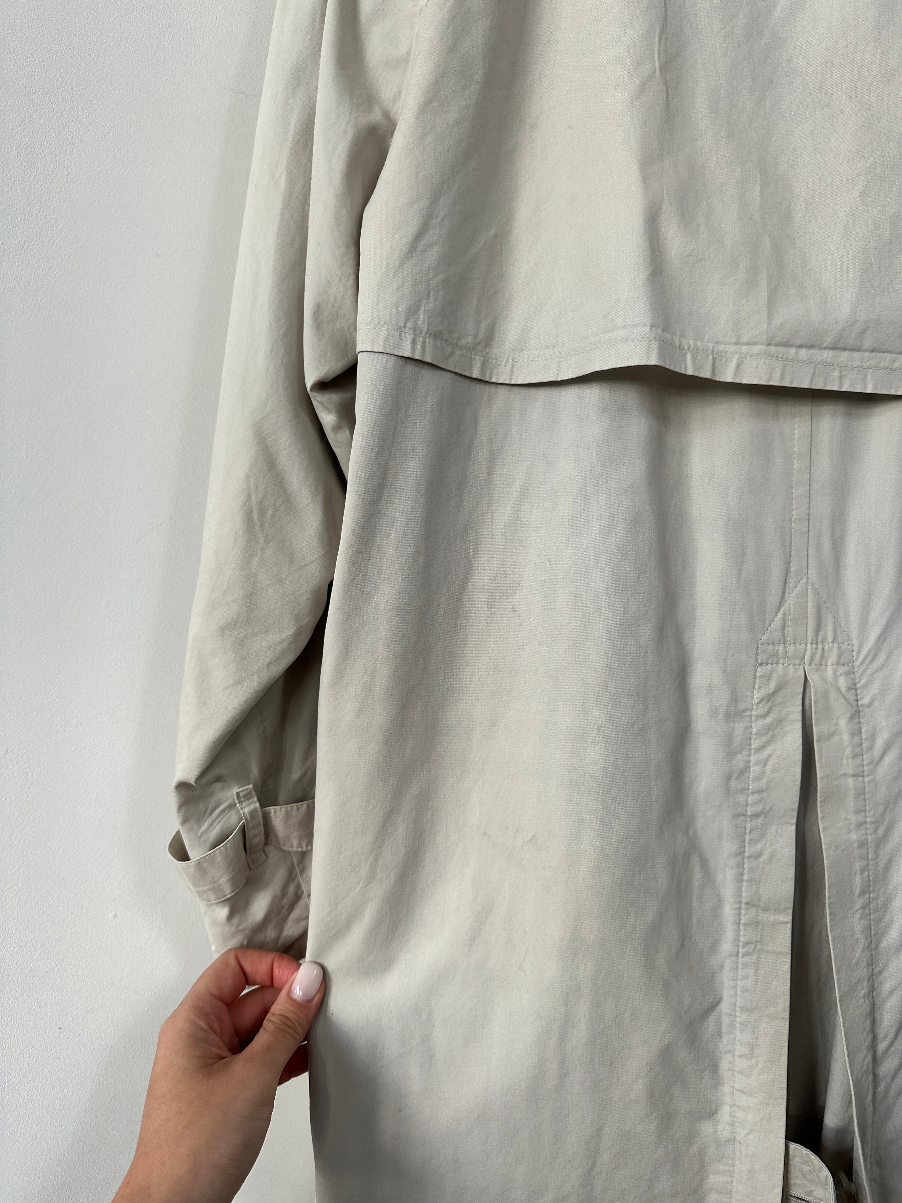 Burberry Pure Cotton Double Breasted Trench Coat - XL - SYLK