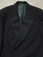Gianfranco Ferre 1990s Pure Wool Tuxedo Double Breasted Blazer - 42R/L - SYLK