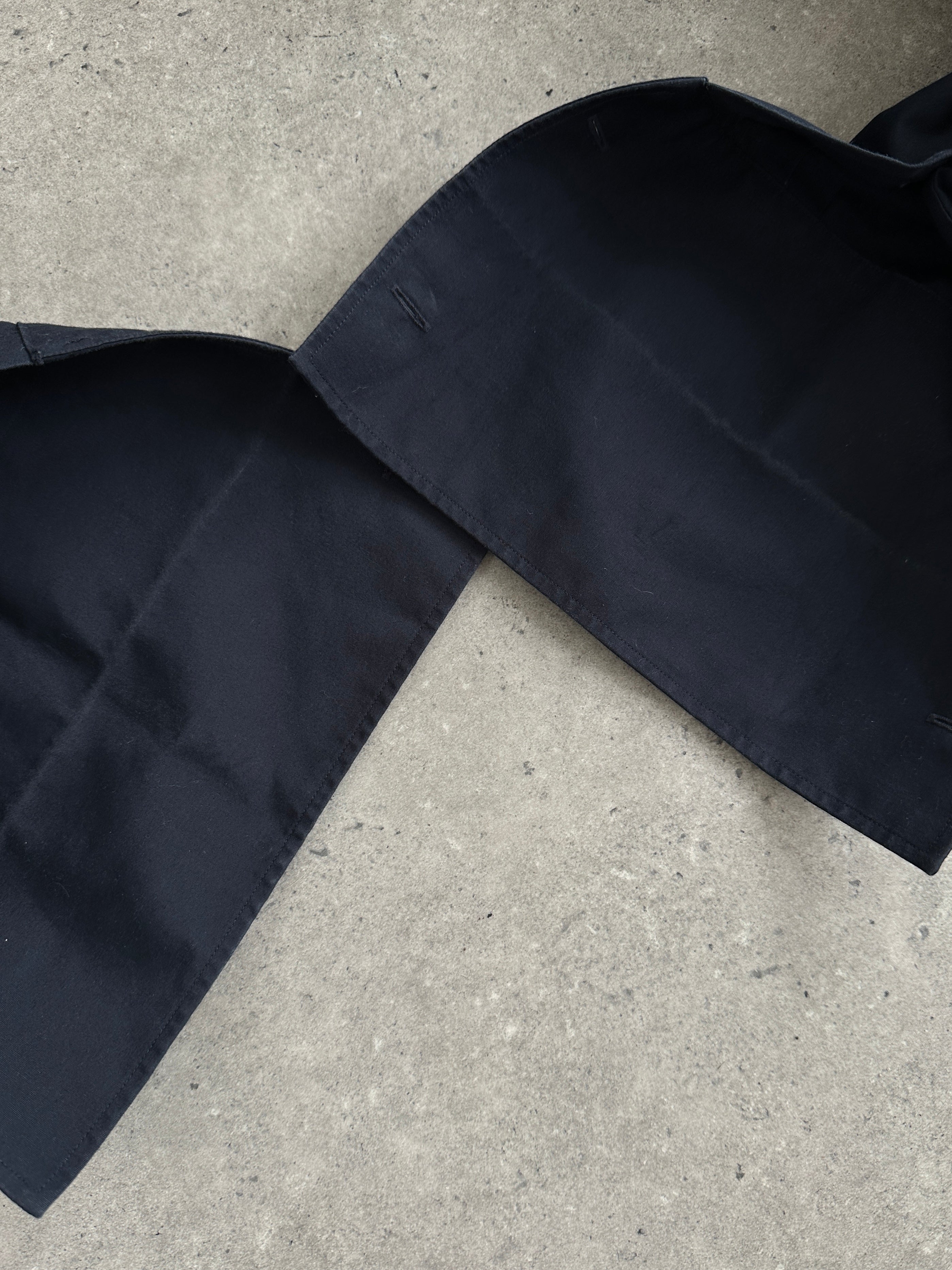 Yves Saint Laurent Pour Homme cotton logo dress shirt in size L/XL, featuring a classic collar and button-up front.