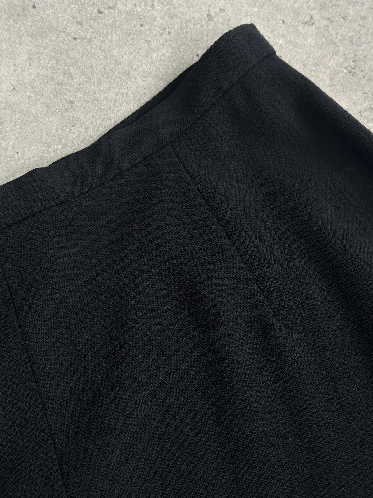 Max Mara 1990s Pure Wool Straight Leg Trouser - W28