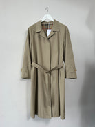 Vintage Showerproof Belted Trench Coat - M - SYLK