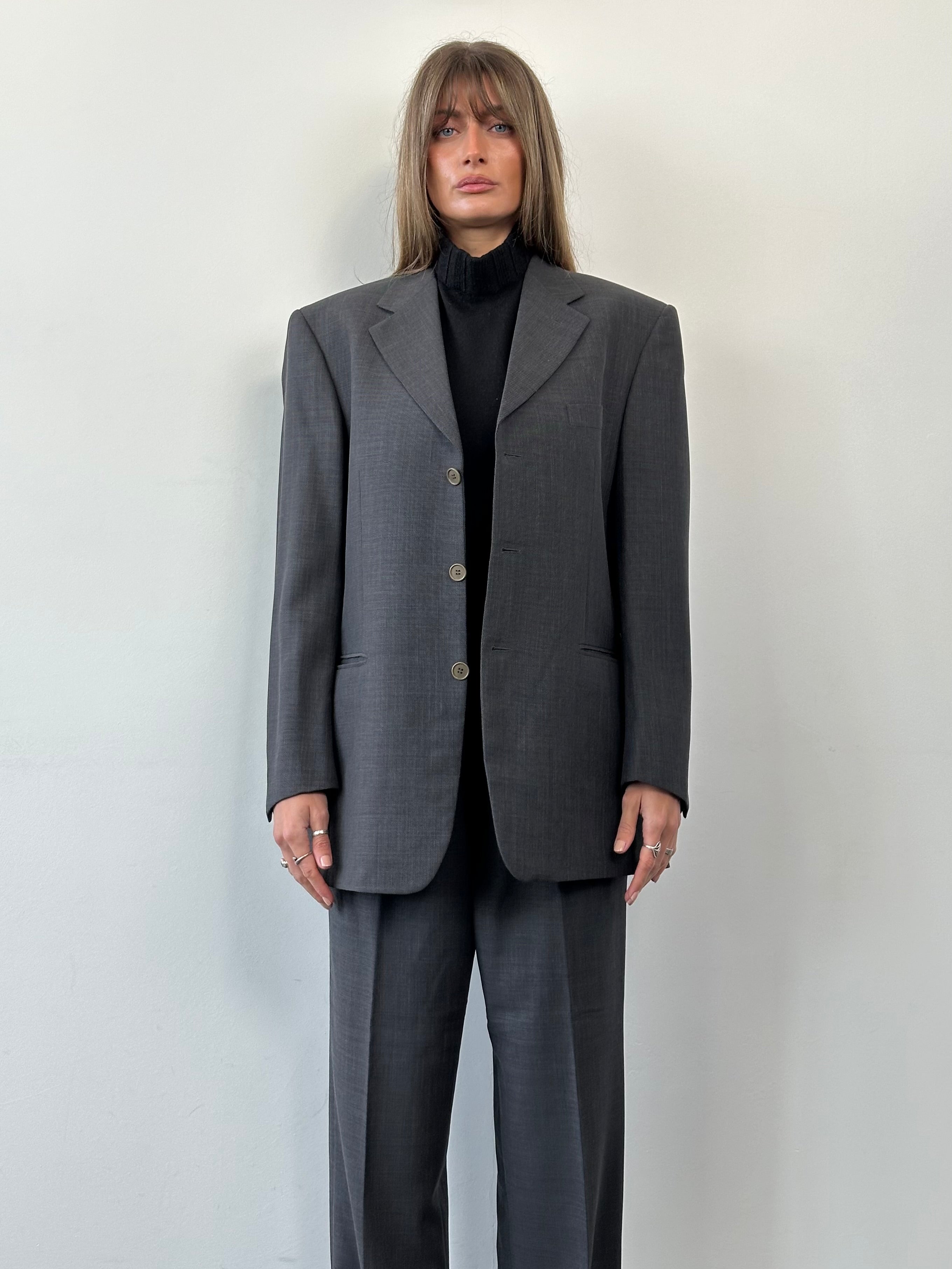 Yves Saint Laurent Wool Single Breasted Suit - 40R/W32 - SYLK