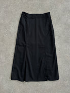Vintage 1990s Pleated Midi Skirt - W26 - SYLK