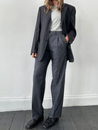 Jaeger Single Breasted Pure Wool Blazer - 42R/L - SYLK