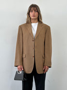 Burberry London Virgin Wool Single Breasted Blazer - XL - SYLK