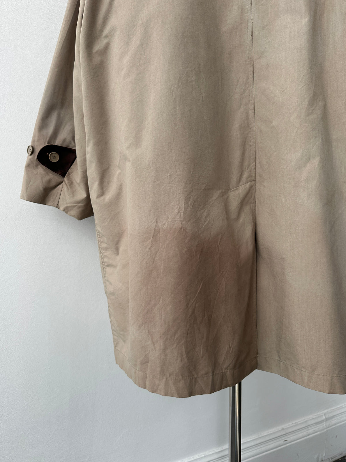 Christian Dior Monsieur 1990s Leather Collar Trench - XXL