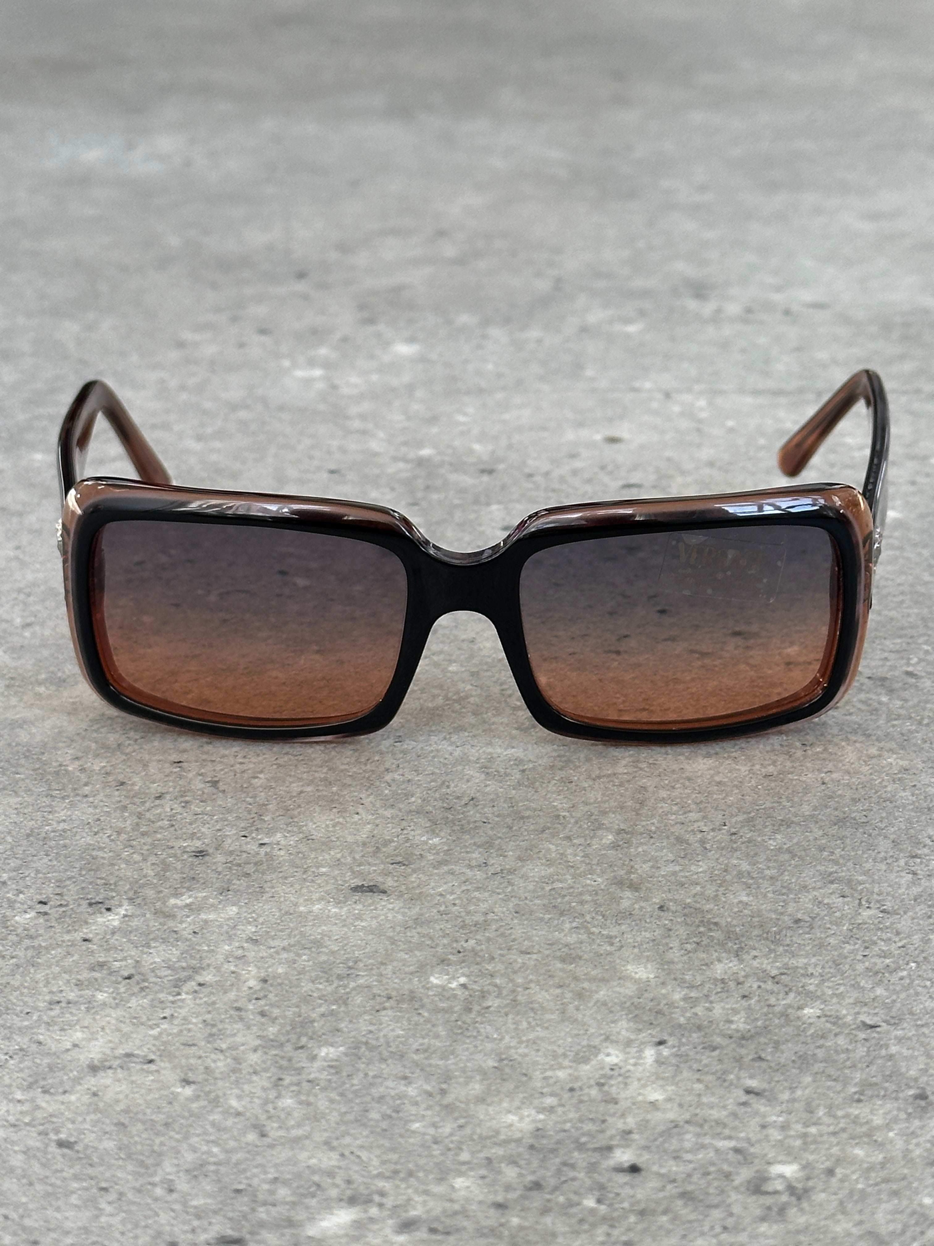 Versace 2000s Square Medusa Sunglasses