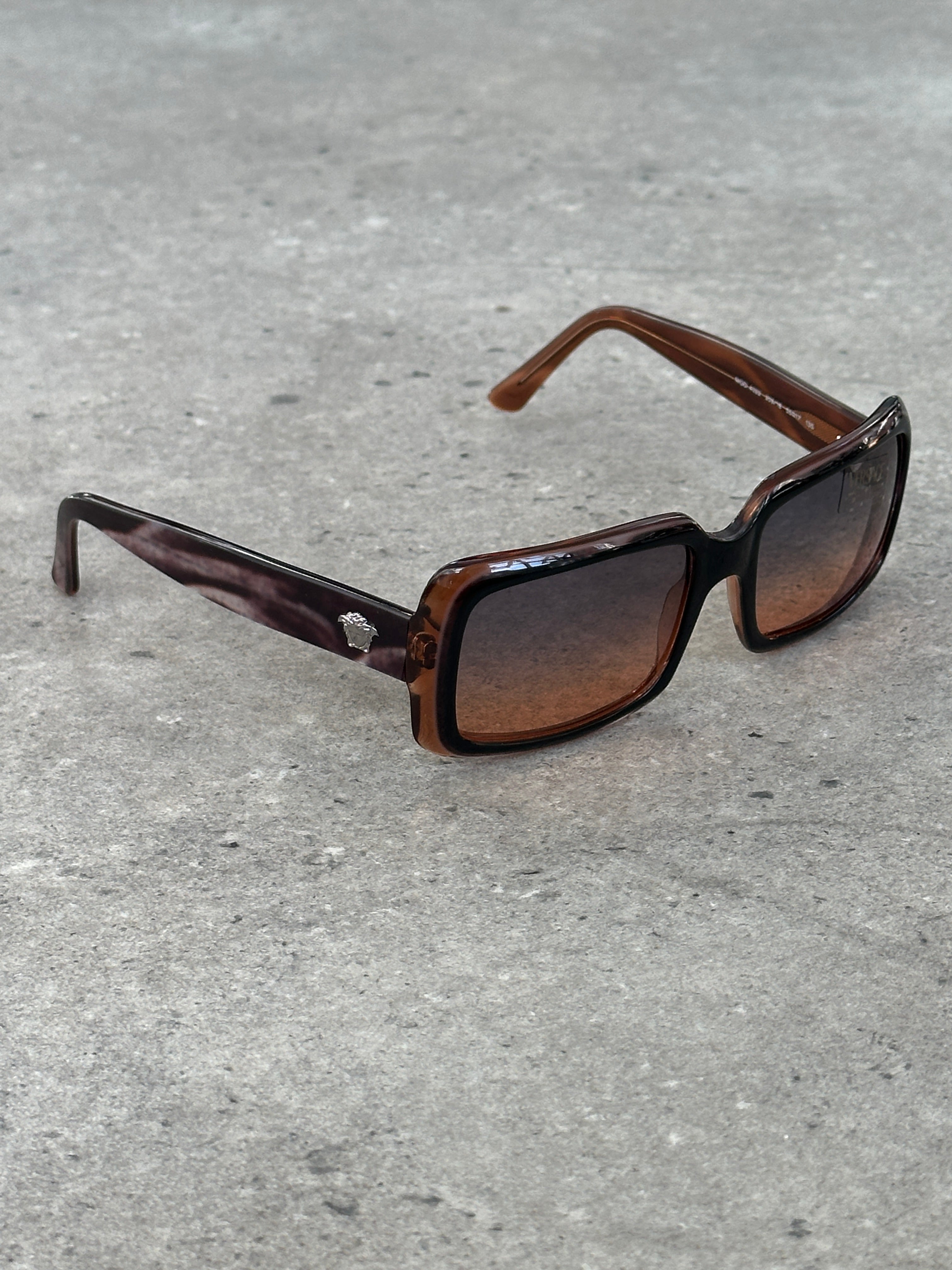 Versace 2000s Square Medusa Sunglasses