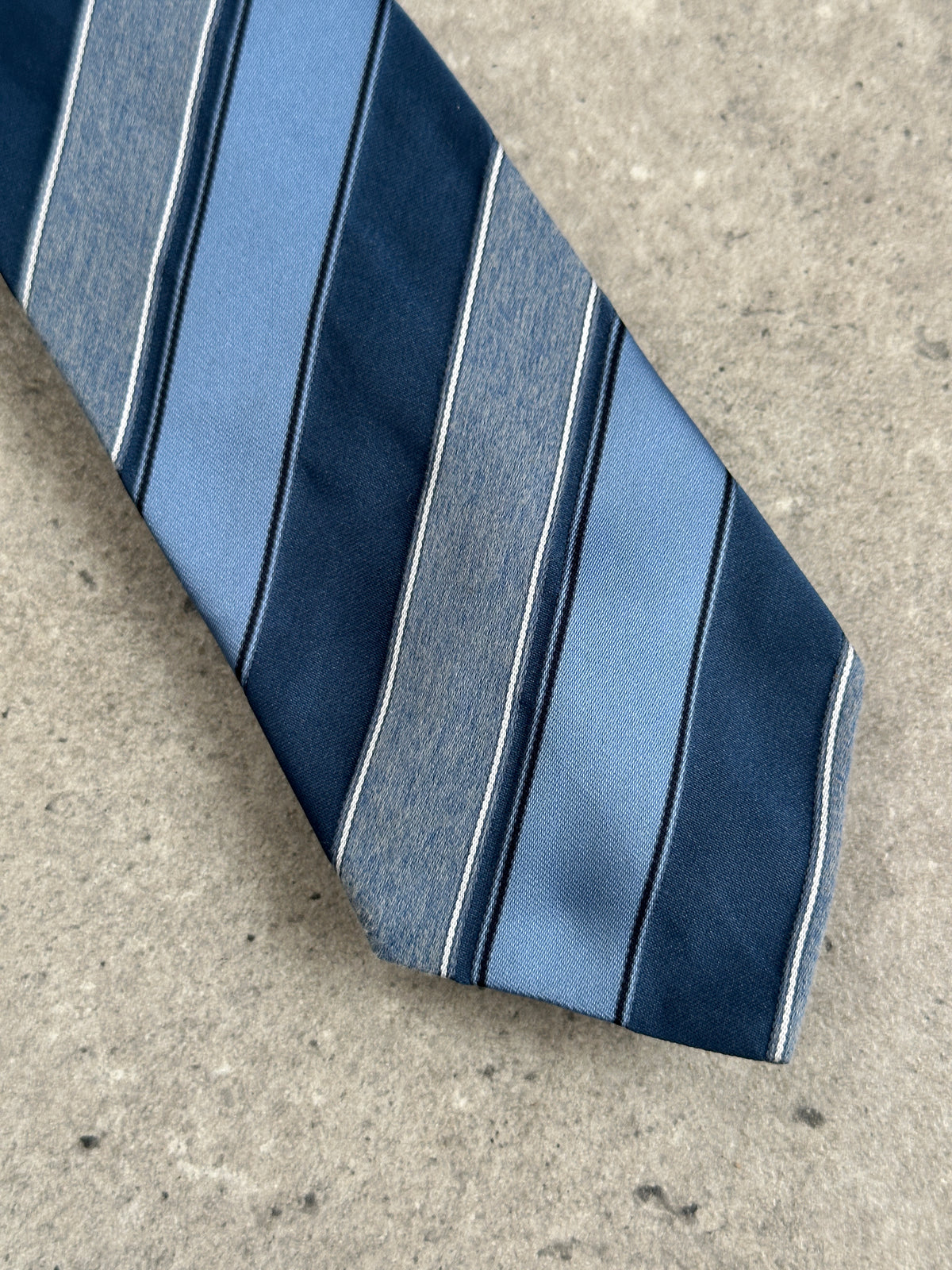St Michael 1980s Striped Tie