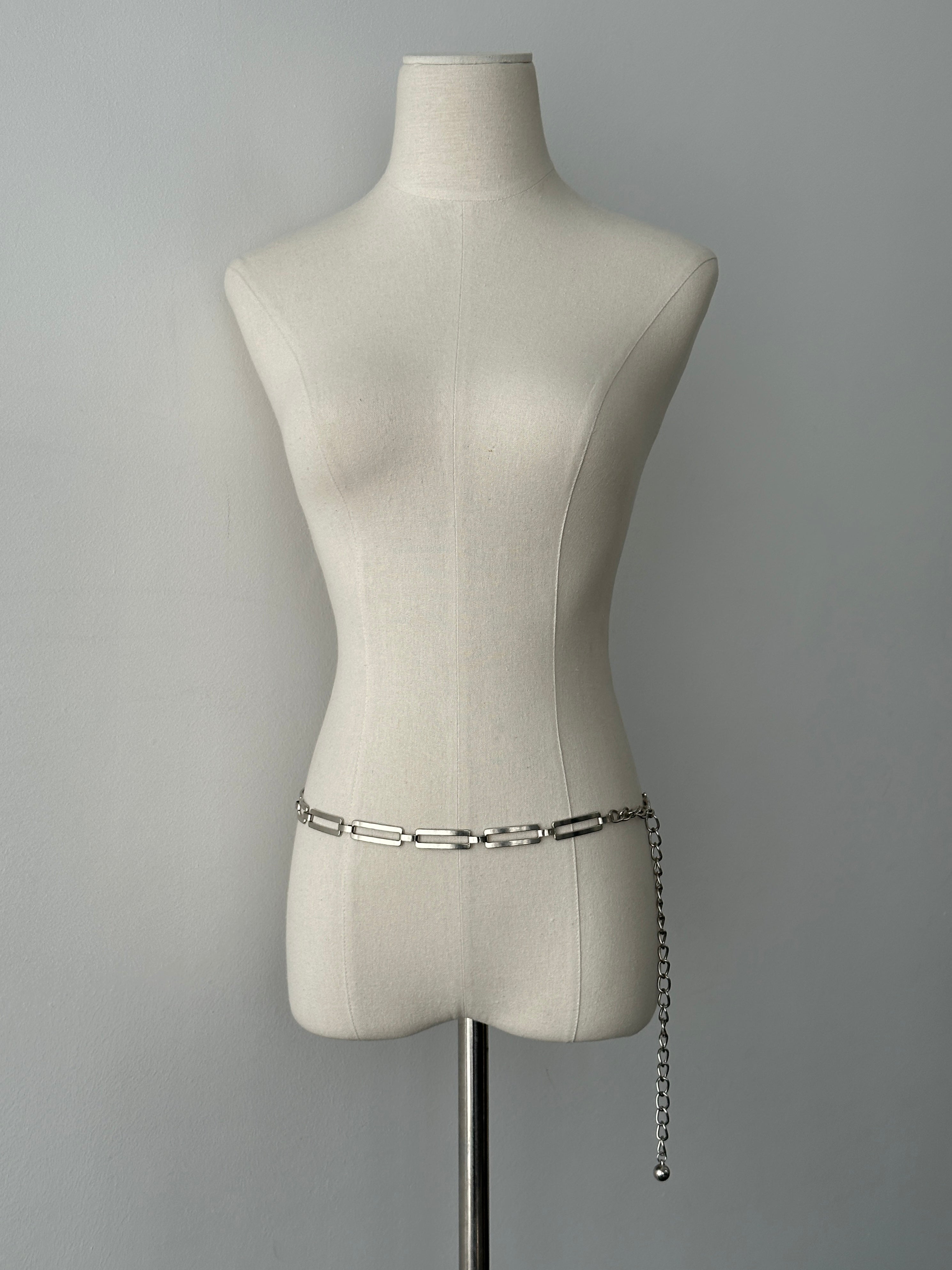 Vintage 2000s Metal Chain Belt - One size