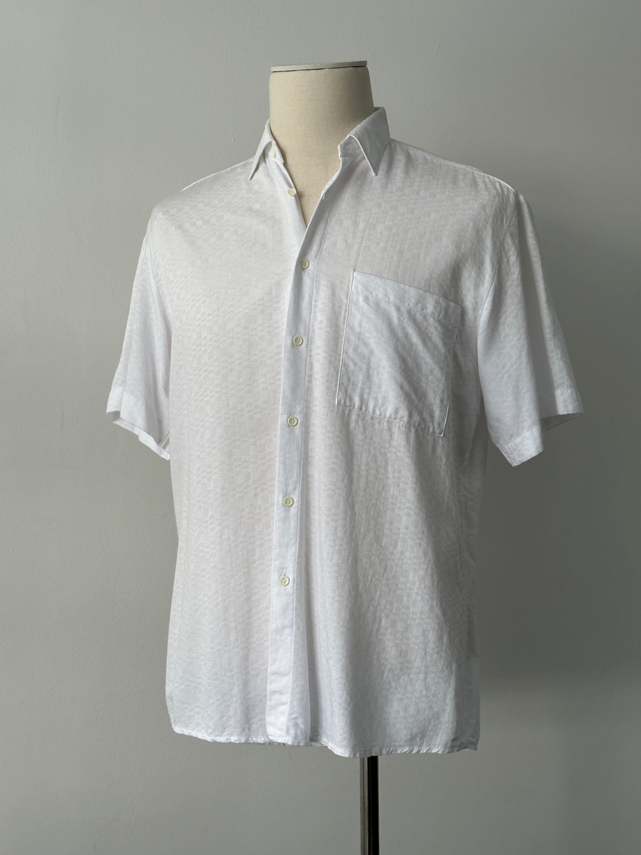 Vintage 2000s Cotton Short Sleeve Woven Shirt - S