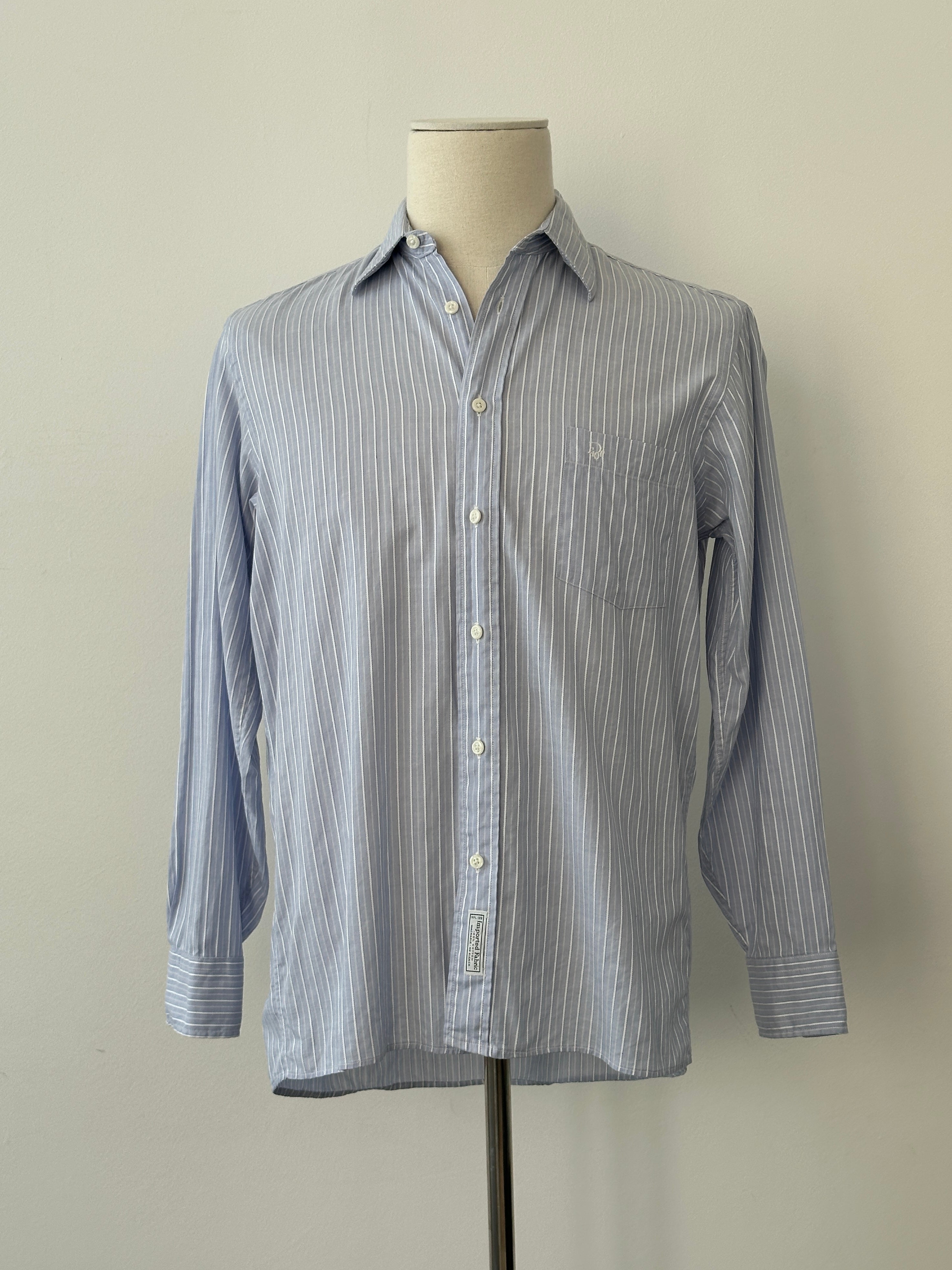 Christian Dior Chemins 1990s Pure Cotton Striped Shirt - XS
