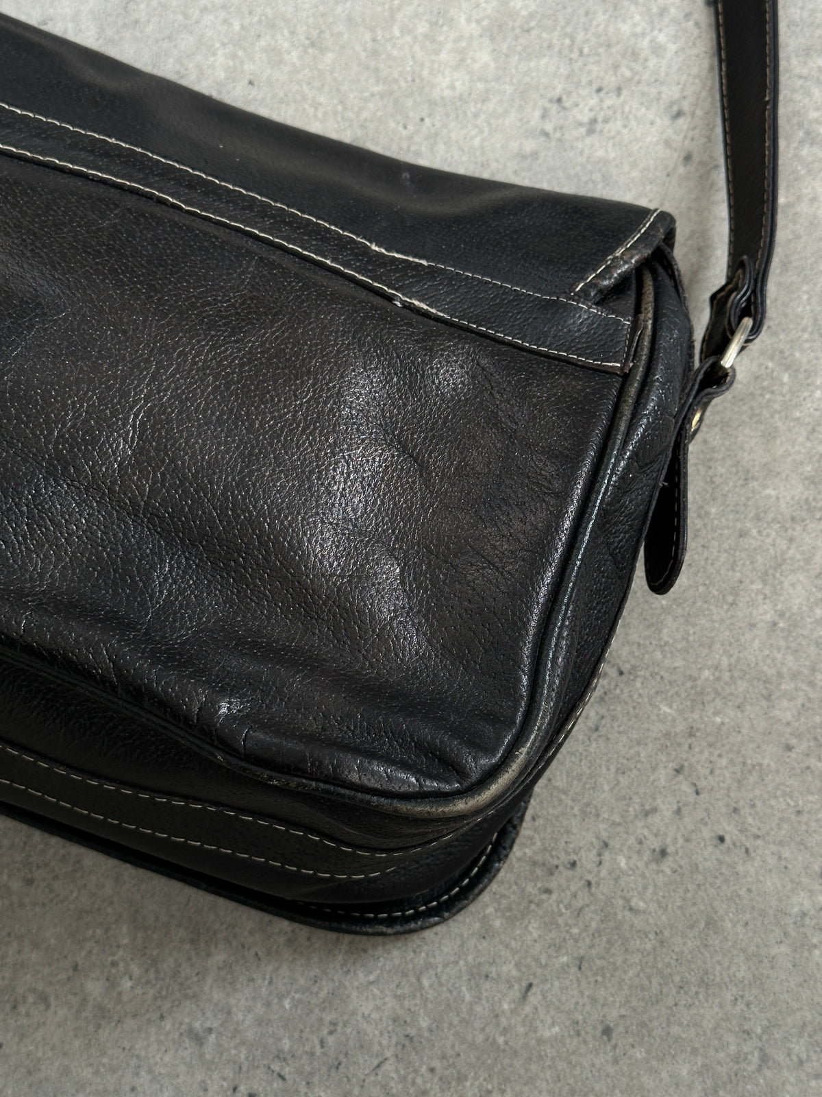 Gianfranco Ferre 1990s Leather Crossbody Bag