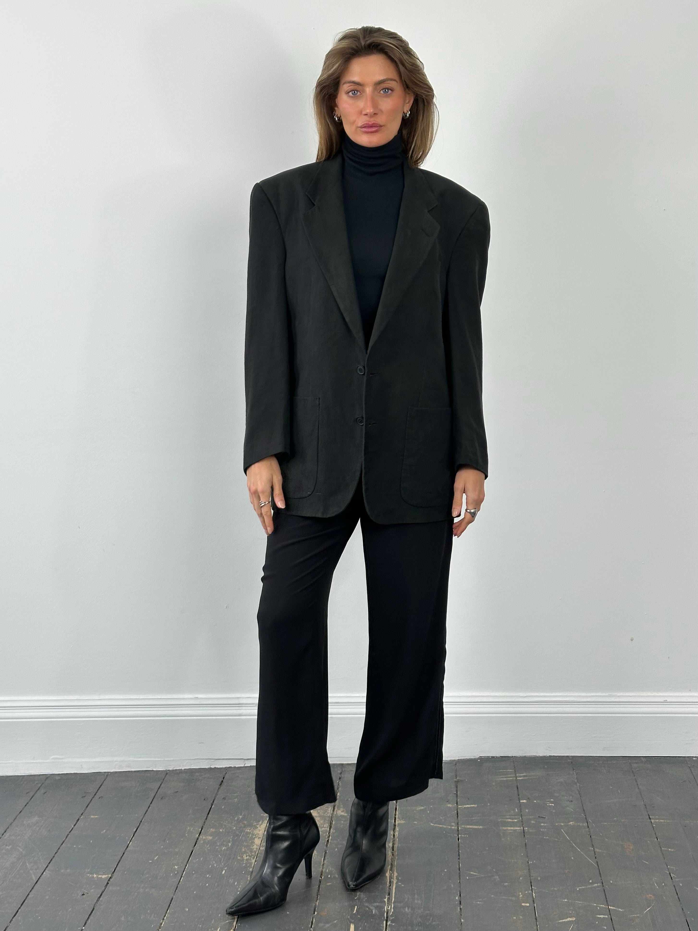 Christian Dior Monsieur 1980s Single Breasted Blazer - 42S/L/XL