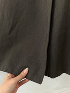 Burberry Wool Double Breasted Belted Trench Coat - M - SYLK