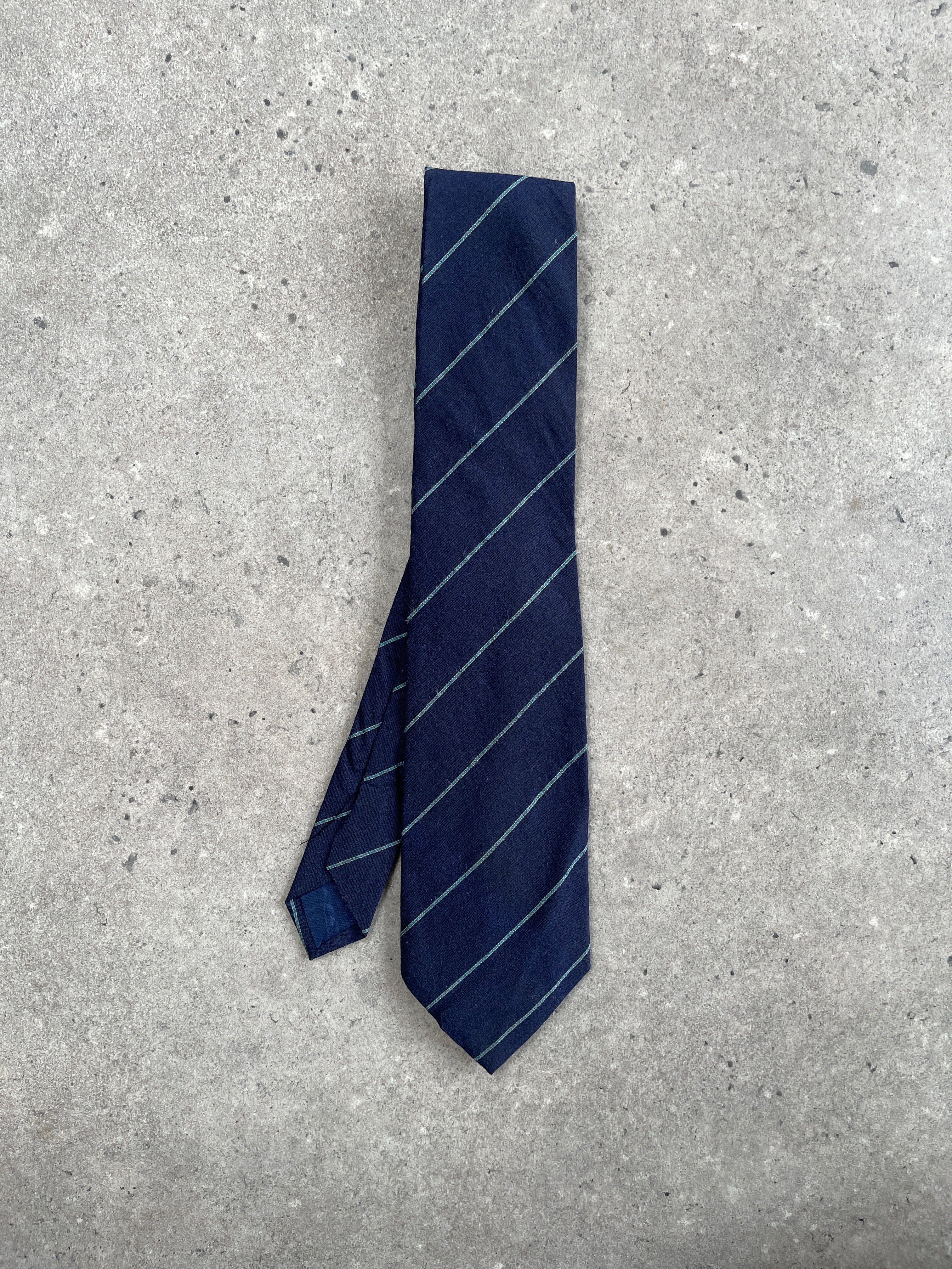 Vintage 1990s Wool Striped Tie