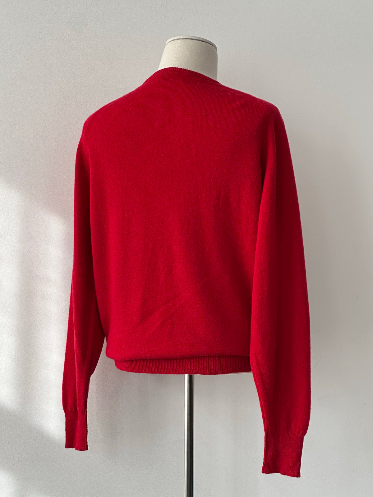 Burberry 1990s Pure Lambswool Logo Knit Jumper - M
