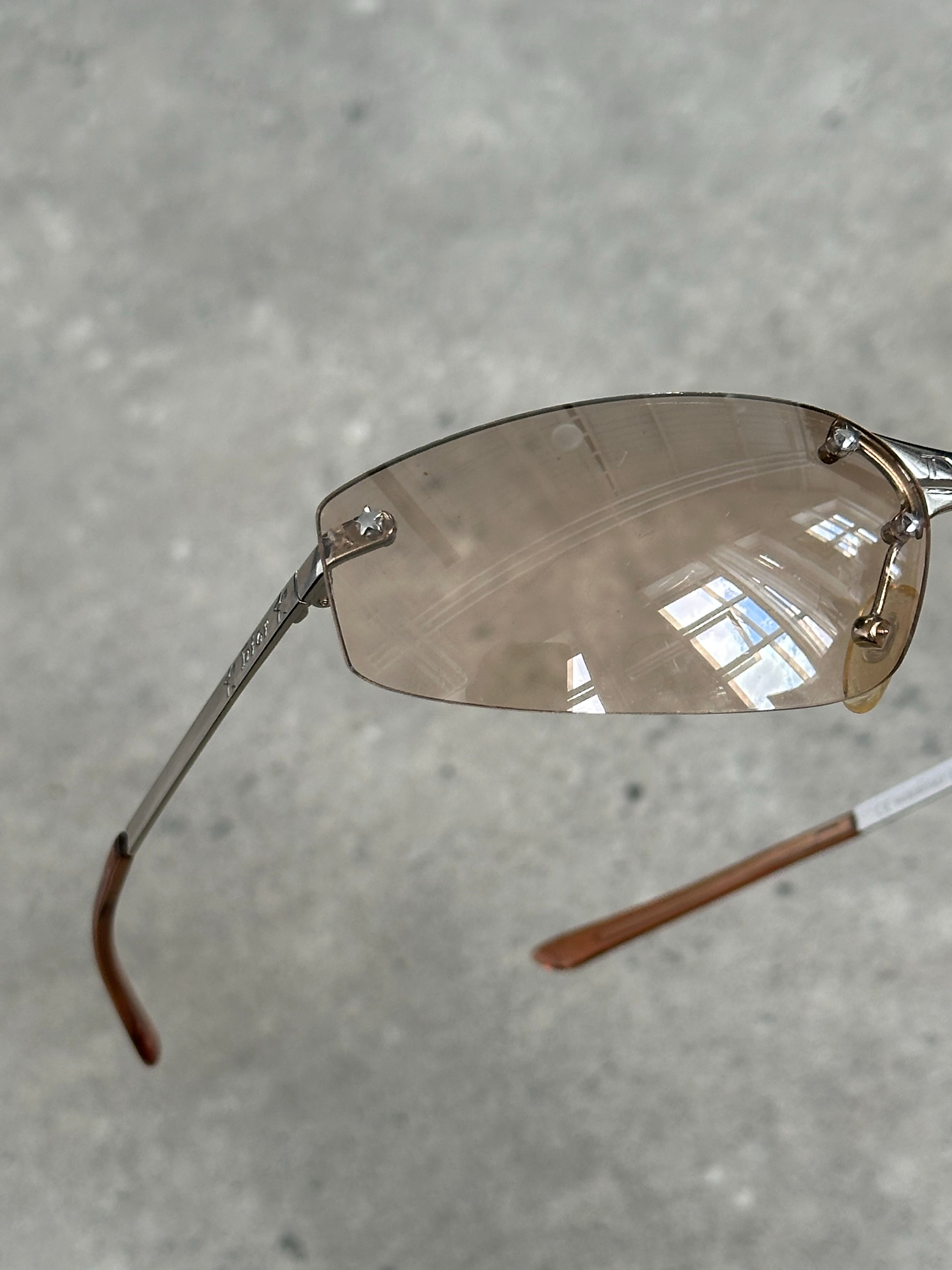 Christian Dior 2000s Minipop Rimless Star Sunglasses