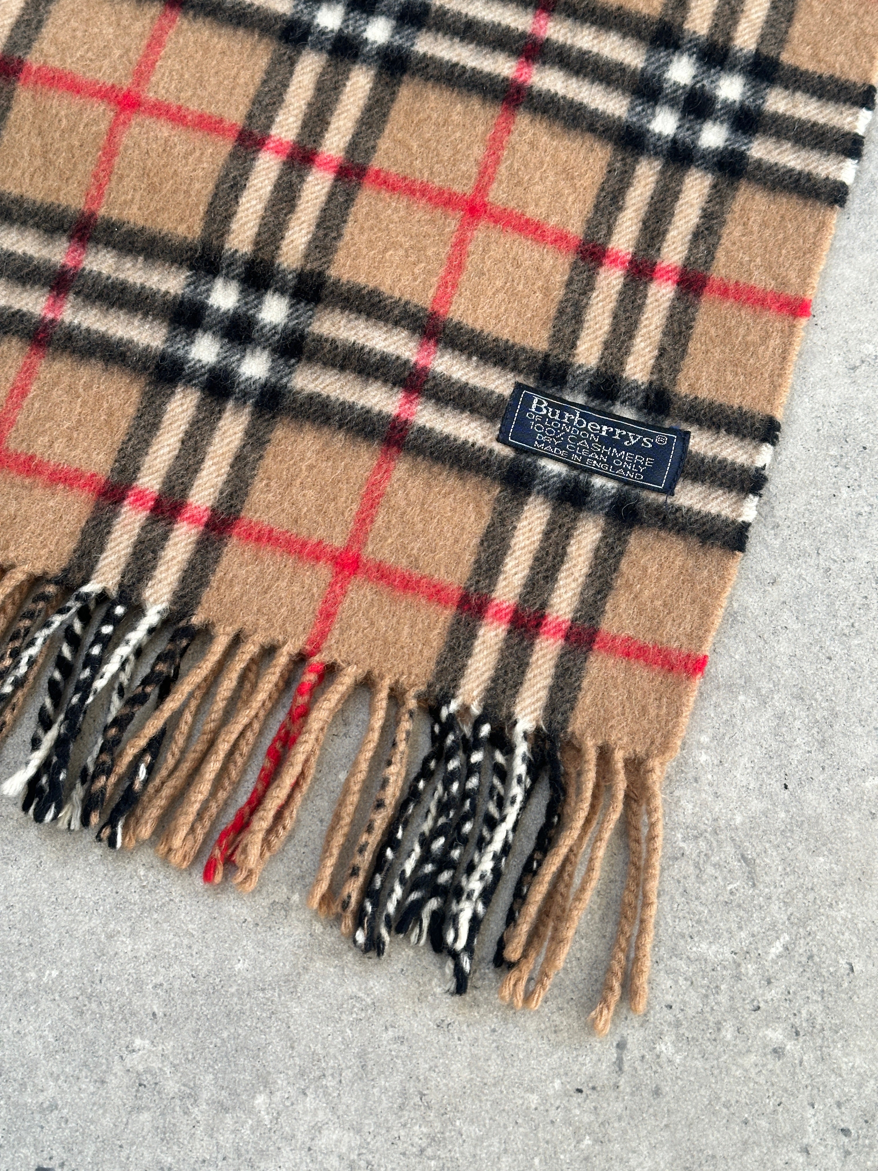 Burberry Pure Cashmere Nova Check Scarf | SYLK