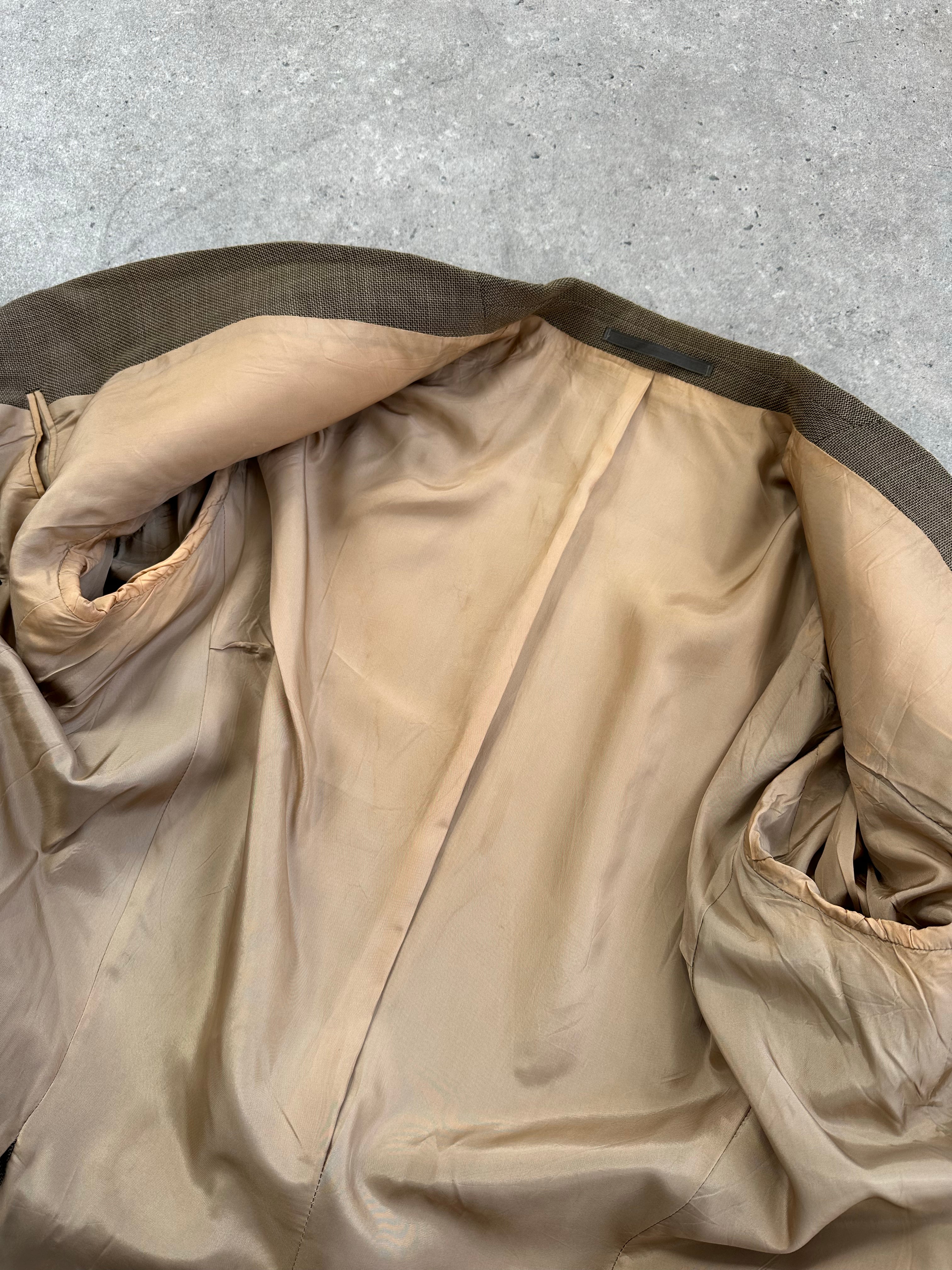 Hugo Boss x Loro Piana 1990s Pure Wool Single Breasted Blazer - 46R