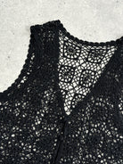 Vintage Crochet Waistcoat - M - SYLK