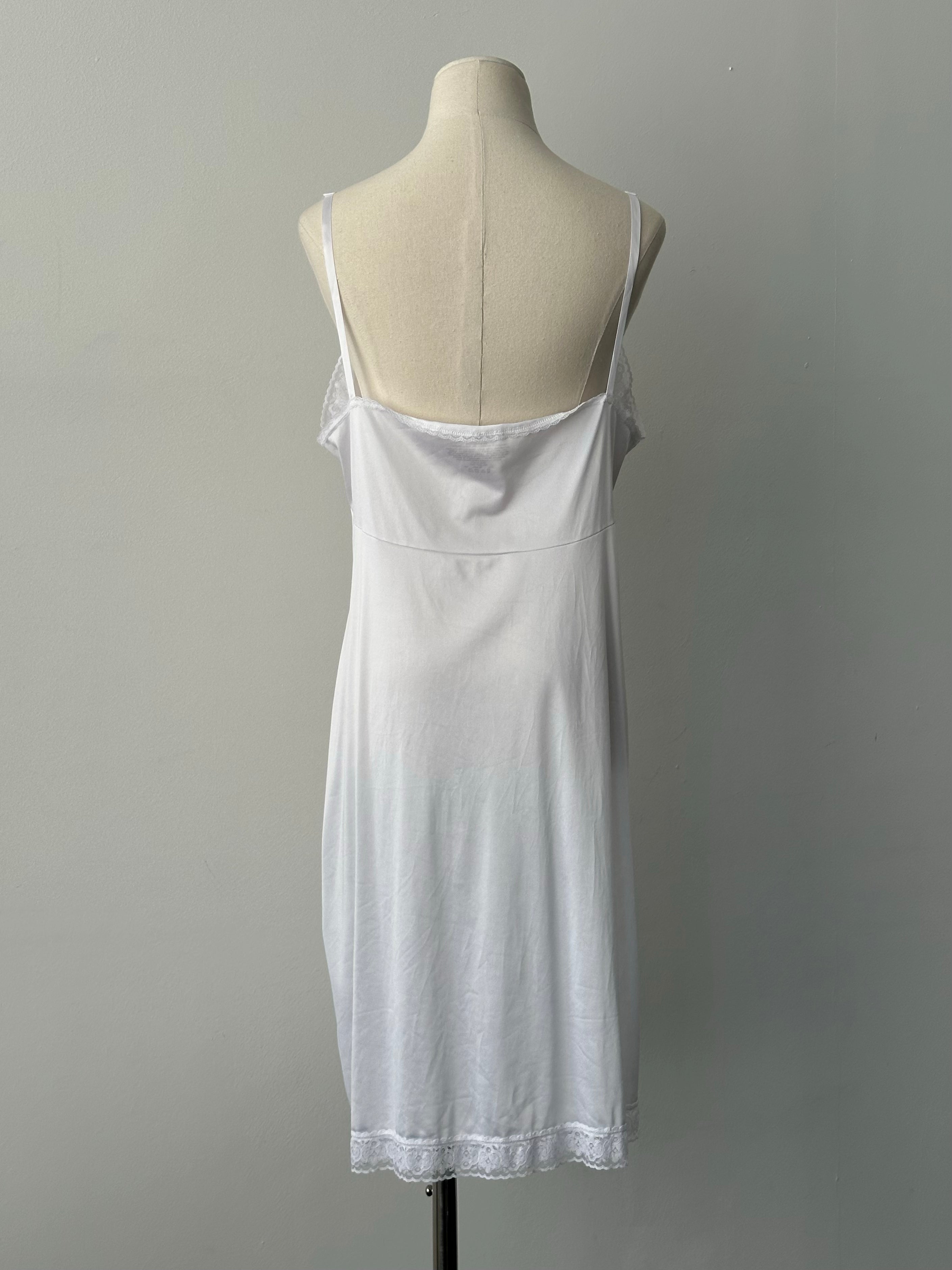Vintage 1990s Sheer Lace Midi Dress - L