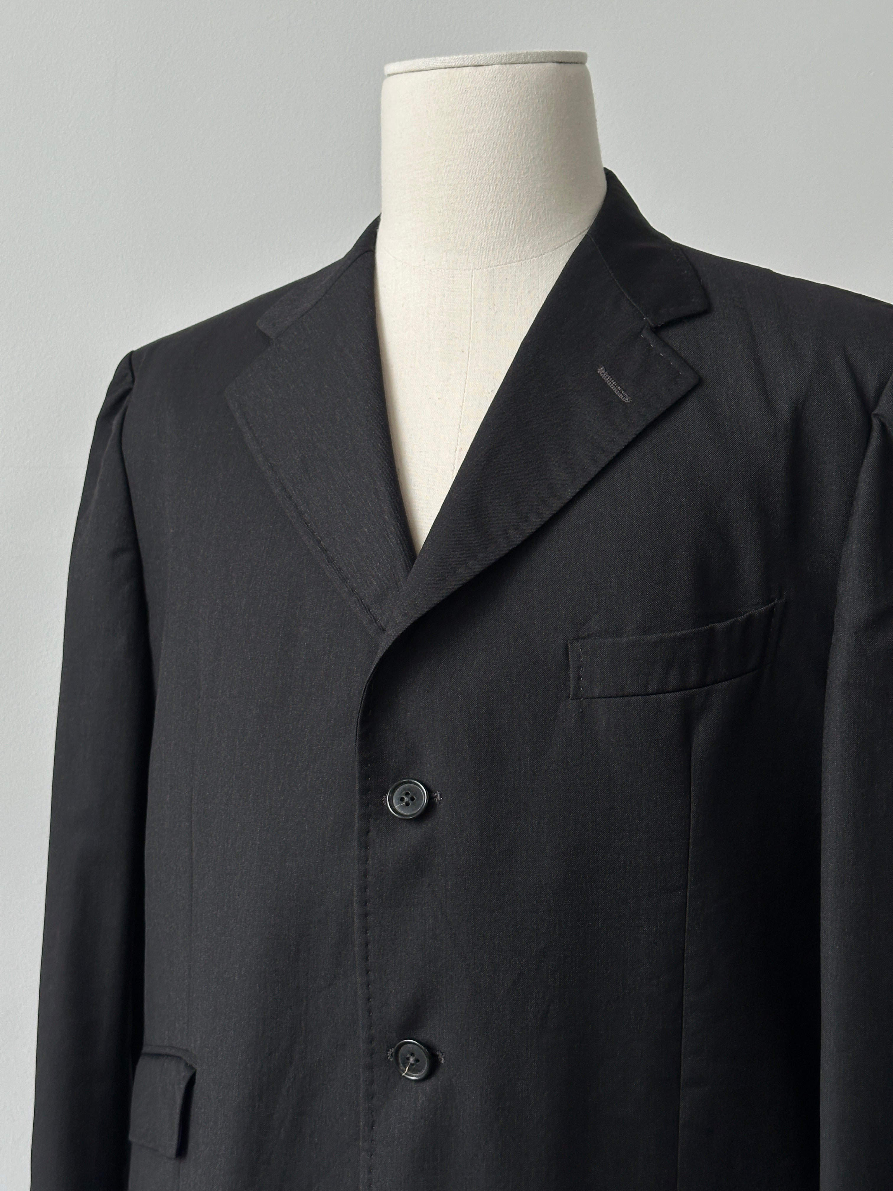 Loro Piana 1990s Pure Wool Single Breasted Jacket - 46R