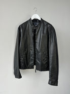 Armani Jeans Faux Leather Biker Jacket - L - SYLK