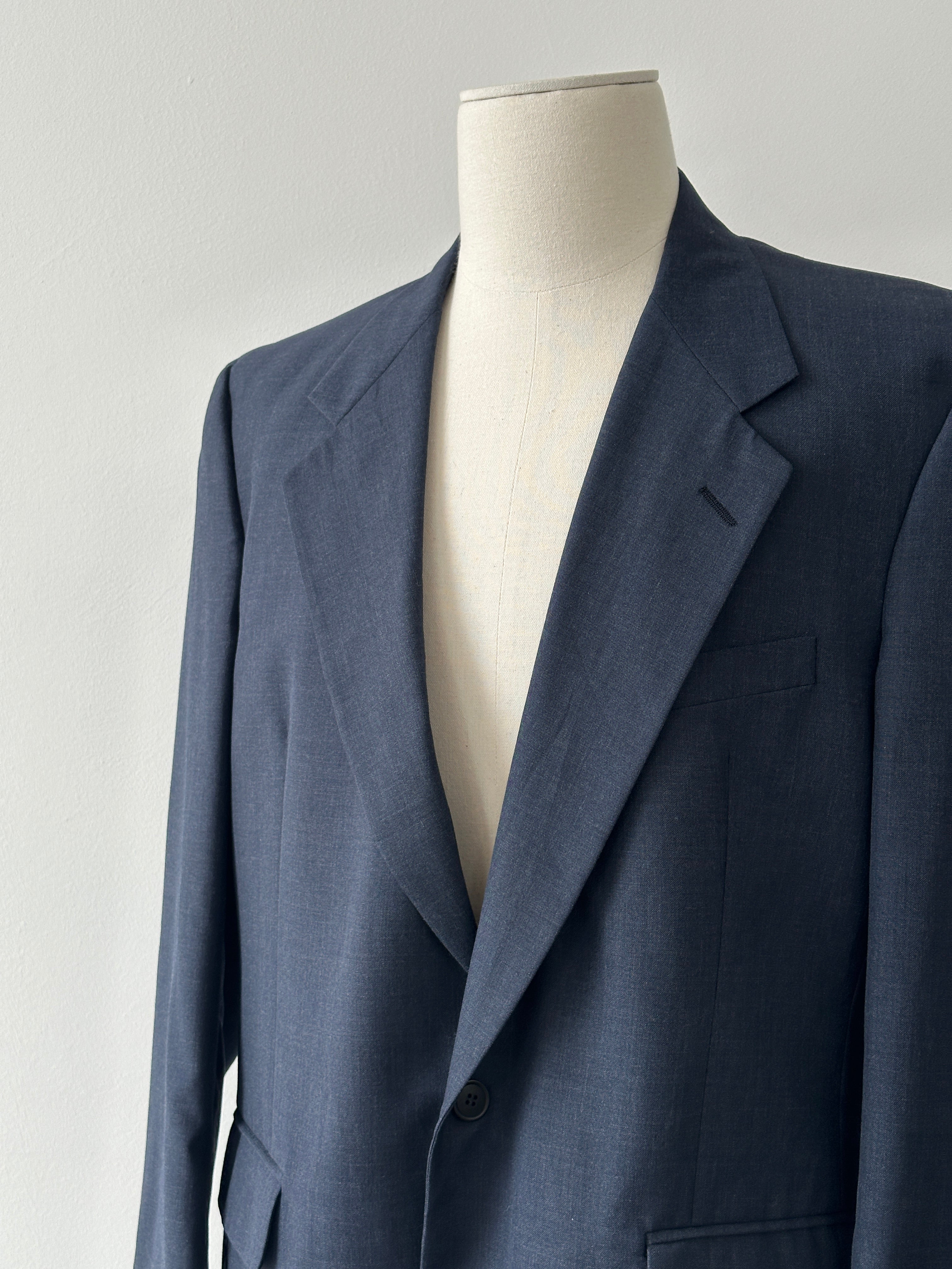 Christian Dior Monsieur 1990s Wool Single Breasted Blazer - 44R