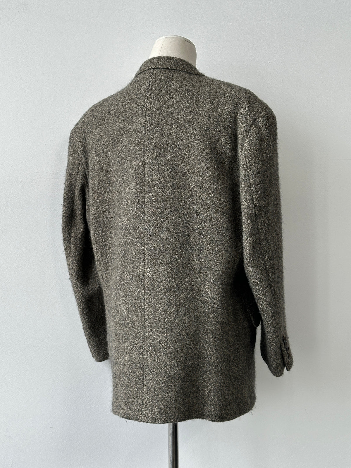 Christian Dior 1990s Pure Brushed Wool Single Breasted Blazer - S-M
