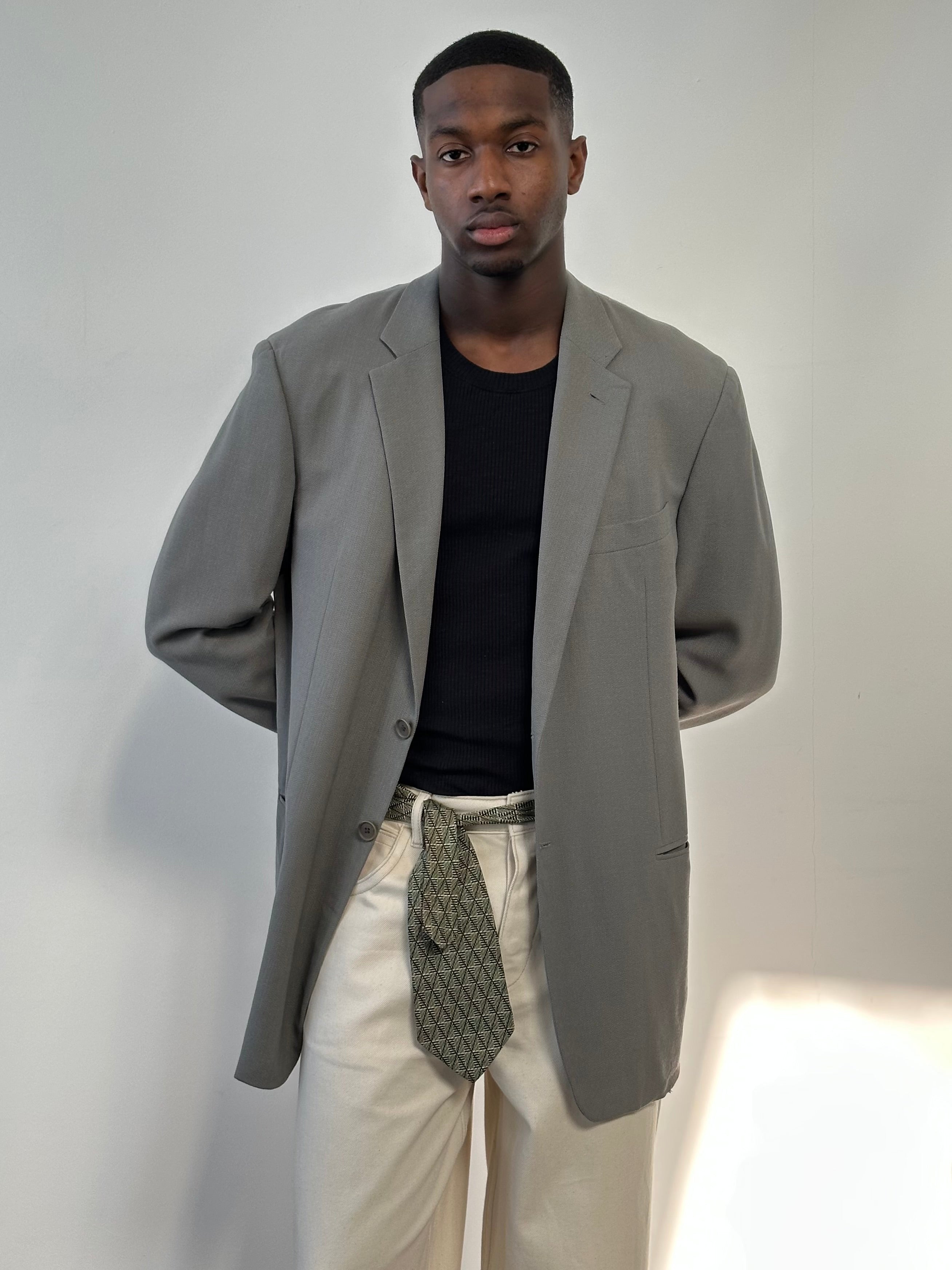 Giorgio Armani Classico 1990s Pure Wool Single Breasted Blazer - 46R