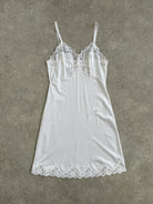 Vintage 1990s Lace Sheer Mini Slip Dress - XS - SYLK