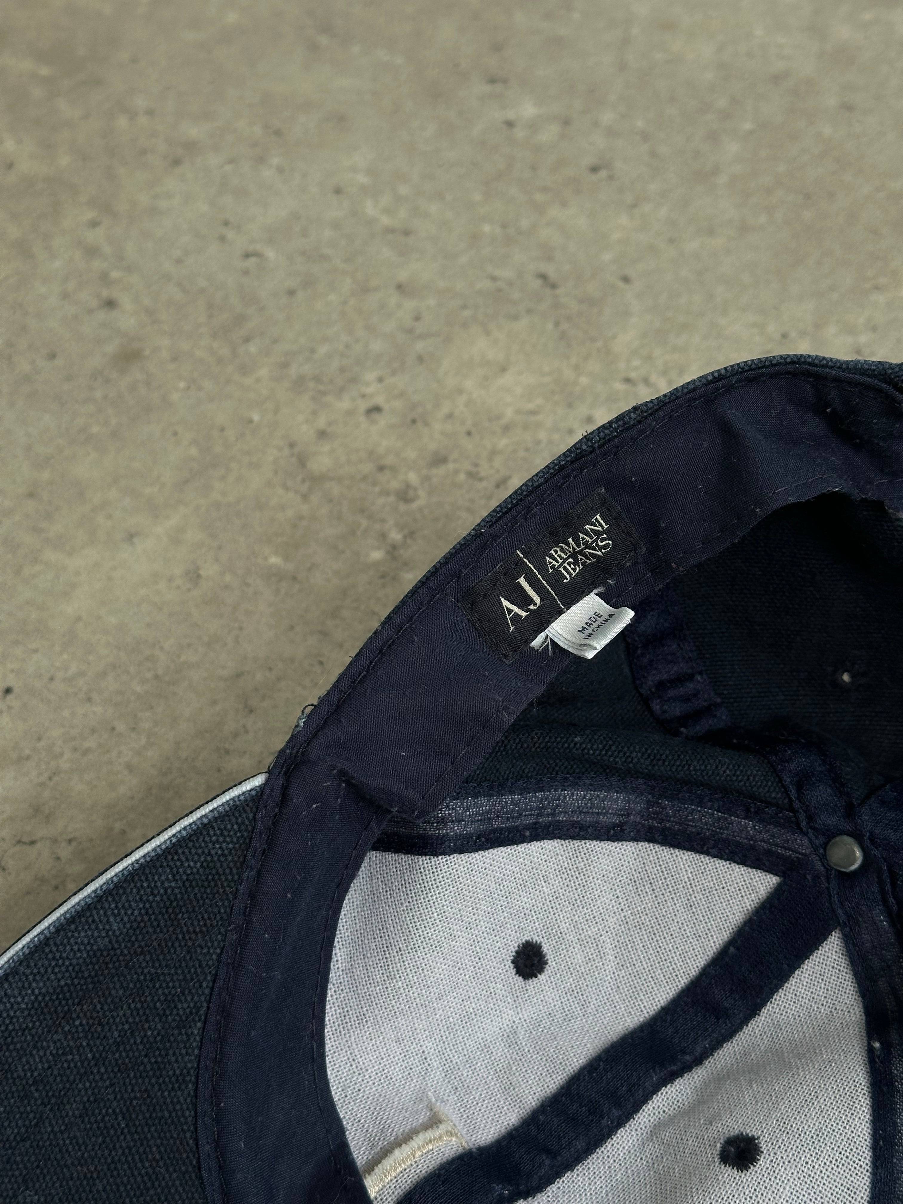 Armani Jeans 1990s Cotton Logo Hat