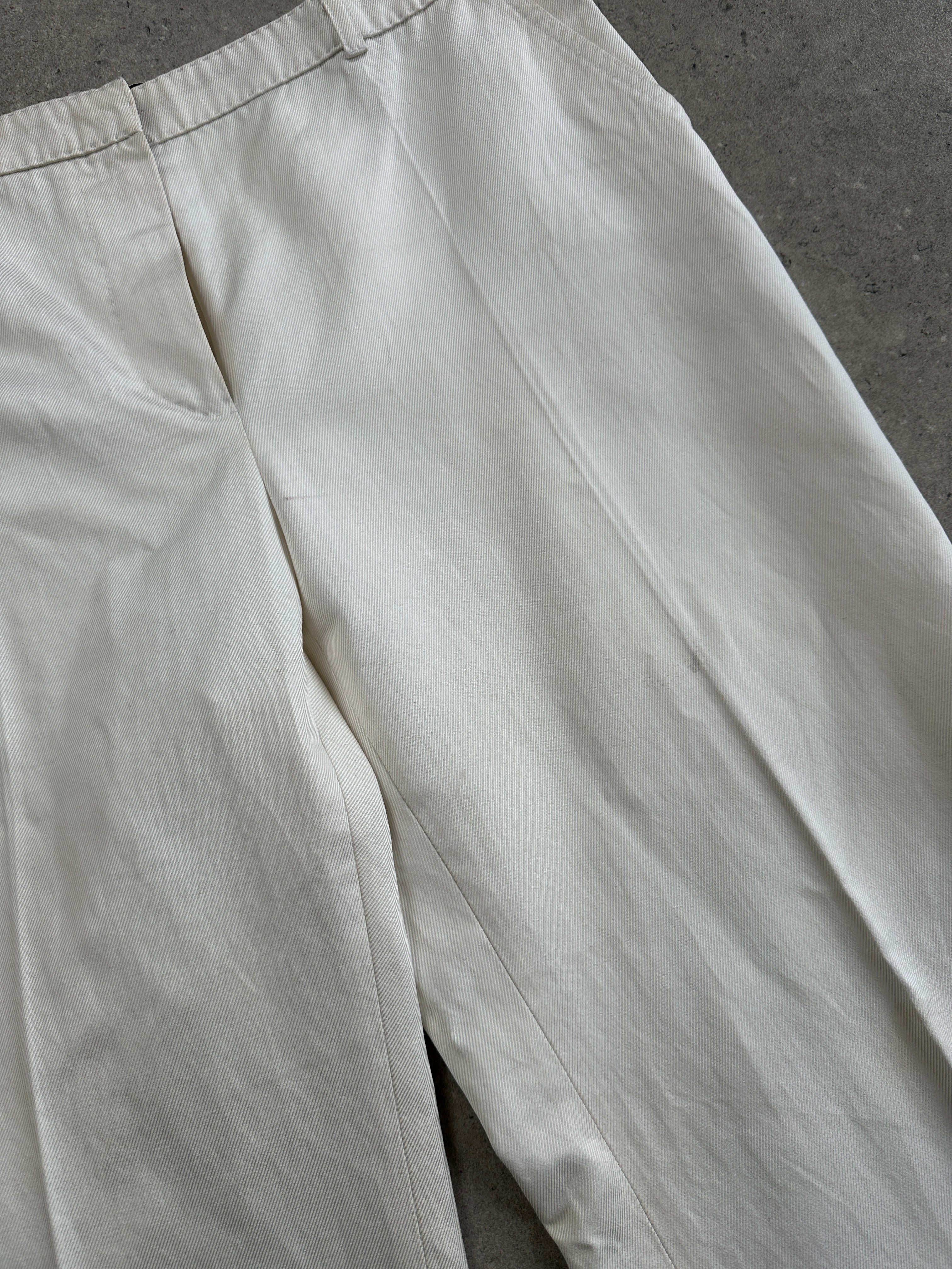 Emporio Armani 2000s cotton jacket two-piece set, men's or women's size M/W32, stylish jacket with detailed fabric texture.