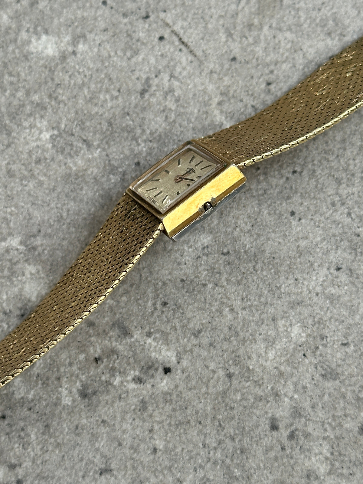 Rotary 1970s Swiss Gold Plated Mechanical Bracelet Watch Watch