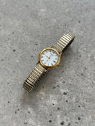 Accurist 1990s Gold Tone Quartz Watch - SYLK
