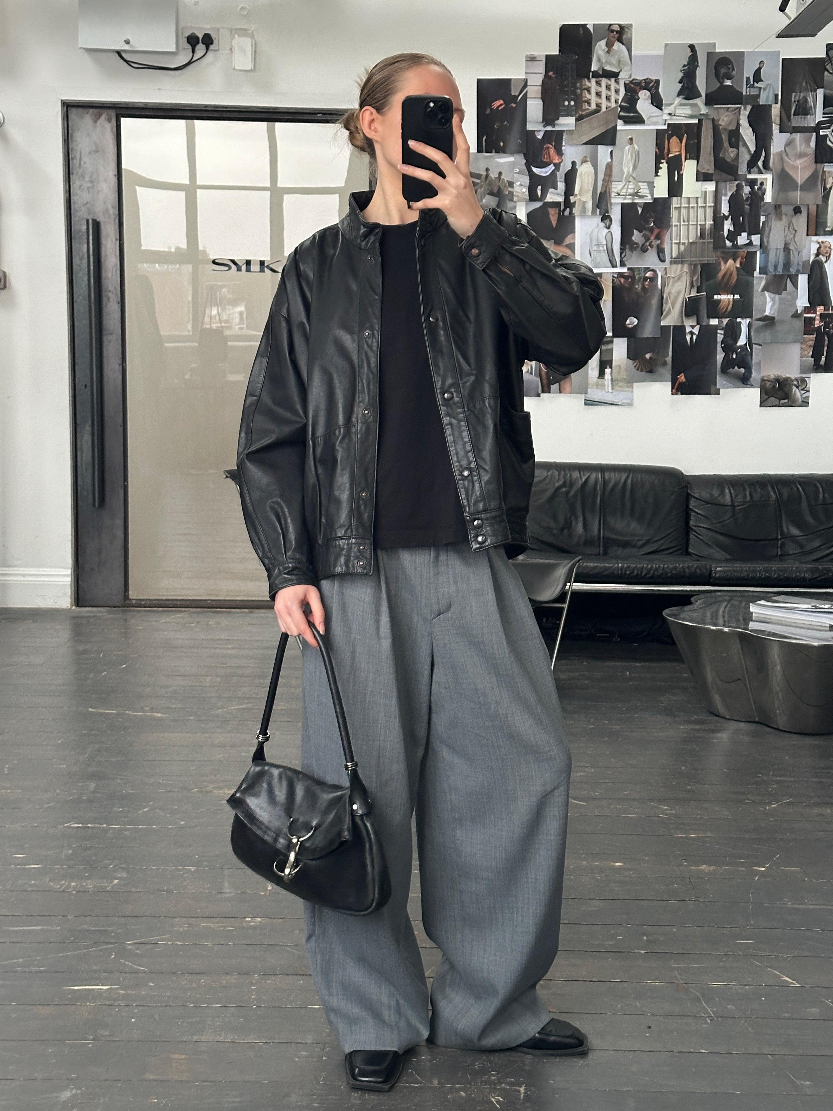 Vintage 1990s Leather Jacket - M - SYLK