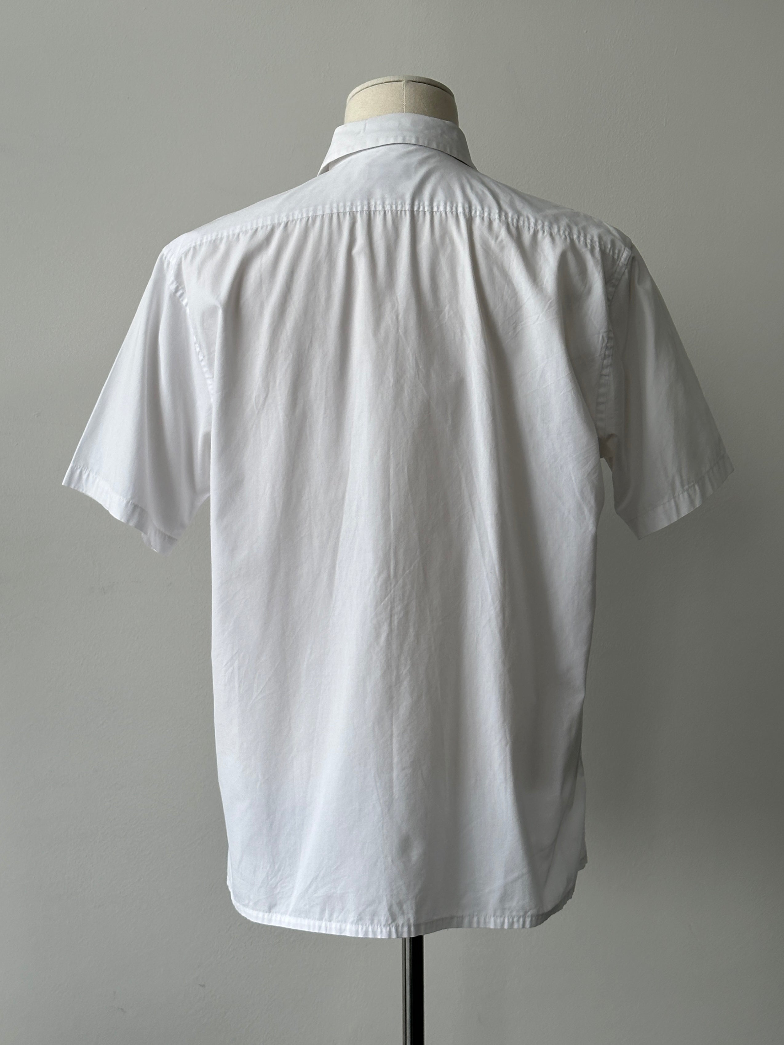 Yves Saint Laurent Pour Homme 2000s Cotton Short Sleeve Shirt - L