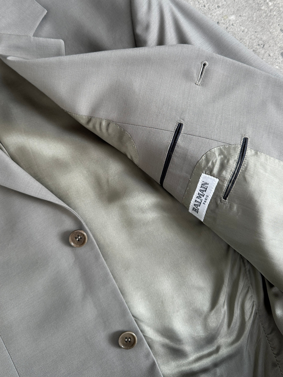 Balmain 2000s Wool Single Breasted Blazer - 38R
