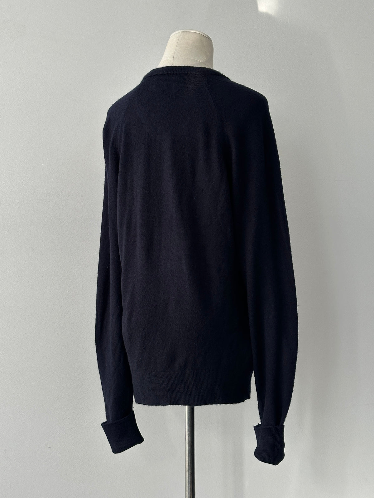 Christian Dior 1990s V Neck Logo Jumper - S-M